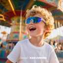 SEKKAF Kids Baseball Sunglasses for Boys Girls Youth Softball Cycling Sports Sunglasses UV400 Protection Age 5-12