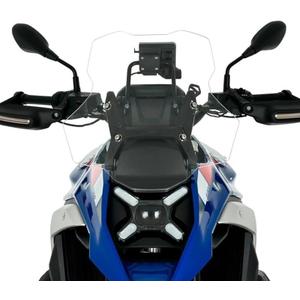 Windshield Windscreen Large 19.68" High Airflow Wind Deflector Replacement for BMW R1300GS R1300 GS R 1300 GS ADV Adventure 2023 2024 Motorcycle Accessories (Transparent)