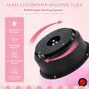 Cotton Candy Machine for Kids & Family, Mini Pink Vintage Cotton Candy Maker with 40 Sticks & Sugar Scoop, Ideal for Birthday Christmas Party Gifts