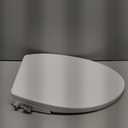 Bidet Seat for Elongated Toilet Seat Non-Electric Soft Close with Quick Release Hinges for Easy Clean Dual Nozzle Front and Rear Wash(PG303A-HPN-AZ)
