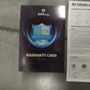 RVMasking Class A RV Cover, 34'1"-38' Heavy Duty 7 Layers Top Class A Motorhome Cover with 4 Tire Covers, Windproof Rip-Stop Anti-UV Camper Cover, Dark Gray