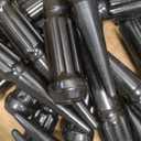 GAsupply 20pcs 14x1.5 Spike Lug Nuts Black, M14x1.5 Spiked Lug Nut 4.4" Tall, Closed End Bulge Acorn 60 Degree Cone/Conical Seat