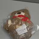 11.8 in Bouquet Teddy Bear Plush Toy, Rose Plush Bouquet, Romantic Flower Hat Bear Stuffed Plush, Perfect as a Birthday, Holiday for Boys and Girls (Brown - Small)