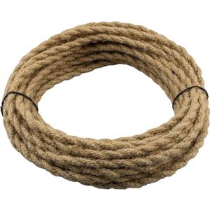 32.8ft/10M Twisted Rope Light Cord 18/2 Rope Covered Twisted Wire 18-Gauge Vintage Hemp Rope Woven Wire 18 awg Antique Style Electrical Wire for Antique Lamp DIY Projects