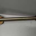 Heavy Duty Curtain Rods,1 1/4" Large Diameter Premium Nonadjustable Curtain Rod,48in/4ft Custom Window Treatment Rods with Durable Aluminum Brackets and End Caps,Antique Bronze Finish