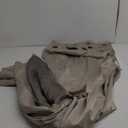 1-Pack Theater Grade Noise Reducing Extreme 100% Blackout Grommet Curtain Panel Pair, 100x 86In Mushroom Brown