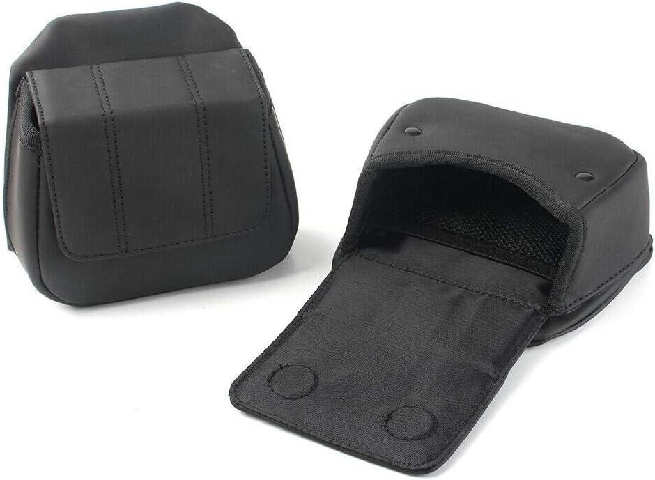 Wowtk Pair of Lower Fairing Panels Storage pouches,Fairing Lower Door Pockets fits for Harley Touring Road Glide Street Glide Trike Tri Glide 2014-2025