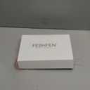 FESHFEN Long Pink Wigs for Women, 22 inch Middle Parting Synthetic Wavy Wig for Daily Party, Pink