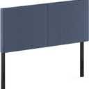 Furinno Roanne Upholstered Headboard, Full, Denim, Style: Full-Plain, 
Product dimension: 56.9 (W) x 45.7 (H) x 2.8 (D) inches