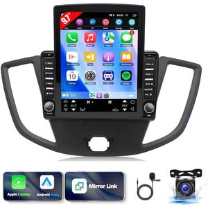 9.7'' Android 13.0 Car Radio Stereo for Ford Transit 2013 2014 2015 2016 2017 2018 2019,for Ford Transit Custom 2014-2019 Touchscreen Radio with Carplay & Android Auto Support Bluetooth [2+32G]
