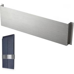 Wesiti Trailer Ramp Organizer Rack,Fits 5" Height Ramps with 4.3 Approach Angle,Lightweight Aluminum Vertical Storage Mount,Wall Mounted Holder for Race and Utility Trailers