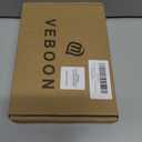 VEBOON Men's Polo Shirts Long and Short Sleeve Cotton Blend Heather Moisture Wicking Casual Collared Shirts (Large, Black Heather-002)