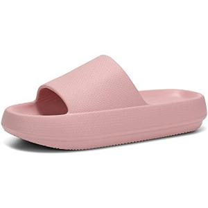 Dirk Slides for Women and Men Sandals Pillow Slippers Shower shoes Cushioned Cloud Slides, Size 36