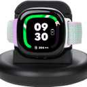 Charger Compatible with Google Fitbit Ace LTE, Anti-Slip Charging Stand Dock with 4.4Ft USB Cable Cord for Fitbit Ace LTE Smartwatch for Kids (Black)