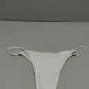 Zmart Women Thong Bikini Bottoms G String Sexy Low Waist Swimsuit Bottom Brazilian Cheeky Bathing Suit Bottoms, L