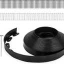 Greaner Edging for Landscaping 2 Inch Tall, 66FT Garden Edger Border, Landscaping Edging Border with 60 Plastic Spikes and 70 Solid Iron Spikes, Flexible Garden Border Edging for Garden Flower Beds