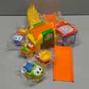 Marstone Toddler Toys for 1 2 Year Old Boys and Girls Gifts: Educational Elephant Slide with 4 Animal Car Toys for Baby 12-18 Months, First Birthday Gifts for Kids, Learning Push Truck Tracks Age 1-2