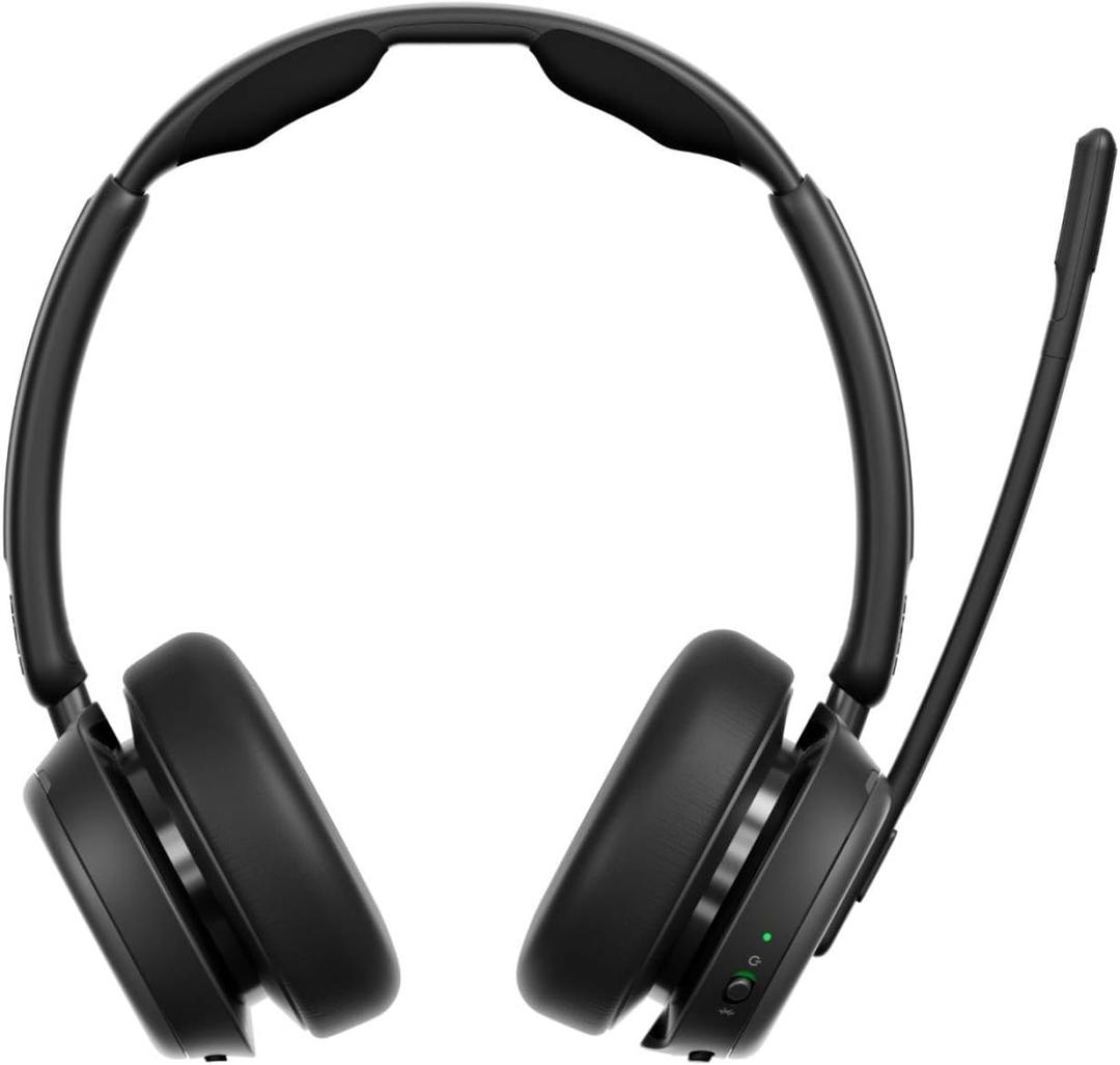 EPOS Impact 1060T ANC Adaptive Noise Cancelling Wireless Headset for PC with Active Noise Cancellation, EPOS AI Mic, Super Wideband Audio, Bluetooth, Wireless Charging, Microsoft Teams Certified