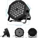 Litake DJ Par Lights, RGB 36 LED Stage Lights Sound Activated, Remote & DMX Controlled LED Uplights,7 Modes Uplighting for Dance Party Church Wedding Birthday Holiday Music Show-8 Pack