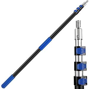 3-12 FT Telescopic Extension Pole Aluminum Paint Roller & Cleaning Pole
Paint Roller Extension Pole Universal Twist-On Metal Tip | Sturdy Multi-Purpose Household Tool For Dusting, Painting & More