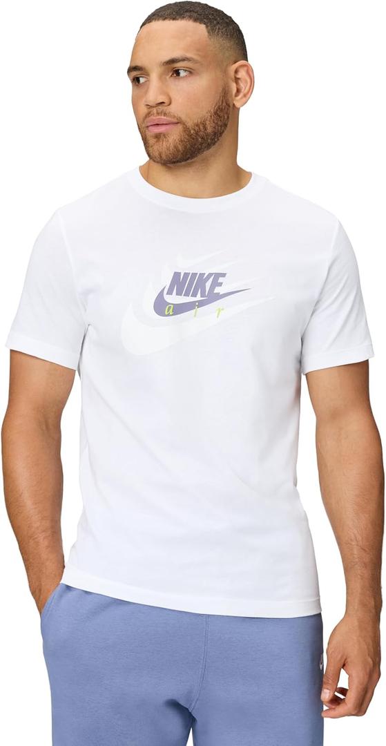 Nike Mens Sportswear Club T-Shirt (Futura Air) (Large)