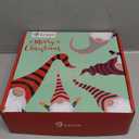 D-FantiX Gnome Christmas Tree Topper, 25 Inch Large Red Hat Swedish Tomte Gnome Christmas Ornaments Santa Gnomes Plush Scandinavian Christmas Decorations Holiday Home Dcor