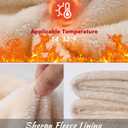 MAGCOMSEN Women's Sherpa Lined Sweatpants Winter Warm Fleece Pants Water Resistant Heavy Insulated Thermal Pants Outdoor (Gray)