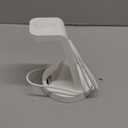 Anlmz 3 in 1 Charging Station for iPhone - Wireless Charger for Apple Products Multiple Devices - Charging Dock Stand for AirPods (for iPhone 17 16e 16 15 14 13 pro 12 11 X Max) (White)