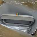 Compost Bin Kitchen for Countertop or Under Sink, 2.6 Gallon Hanging Small Can with Lid, Garbage Can for Cabinet Door, Indoor/outdoor Food Waste Bin for Kitchen, Bathroom, RV, Office, White