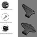 4 Door Hinges for Jeep Wrangler 2007-2018 JK JKU Unlimited Rubicon Sahara OEM Replacement (Interior Door Hinges)