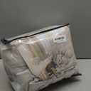 94 Inch Natural Blackout Linen Curtains 2 Panels Set for Bedroom Living Nursery Neutral Pinch Pleated 100% Black Out Thermal Insulated Cream Ivory Curtain for Energy Efficient Pinch Pleat Drape 40x94