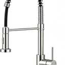 Kitchen Faucet with Pull Down Sprayer Brushed Nickel