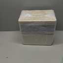 Menkxi 4 Pcs Storage Bins with Lids Plastic Stackable Containers for Organizing Shelves Christmas Ornament Box Baskets(Mixed Color,Small)