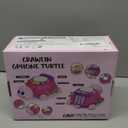 Musical Turtle Baby Toys 6 to 12 Month,Infant Light-up Musical Tummy Time Toy with Phone,Baby Crawling Toys for 7 8 9 12 Months Old,Easter Birthday Girl Gift for 3 4 5 Month+(Pink)