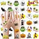 3 x JOYIN 144 PCS Halloween Temporary Tattoos for Kids, 12 Designs Bulk Fake Tattoos Stickers for Halloween Party Favors Decorations, Supplies Trick or Treat Game Gifts Goodie Bags, Class Game Prizes