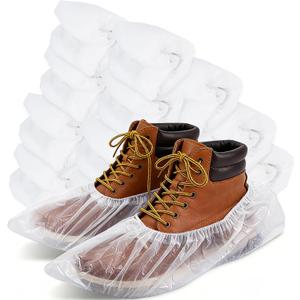 200 Pcs Disposable Shoe Covers | Durable Non slip Boot Covers, for Floor Indoor Carpet Floor Workplace Protection