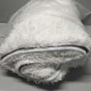 LOCHAS Ultra Soft Indoor Modern Area Rugs Fluffy Living Room Carpets for Children Bedroom Home Decor Nursery Rug 4x6 Feet, White (Cream)