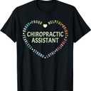 Chiropractic Assistant T-Shirt (Black, Medium)