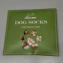 EXPAWLORER Anti Slip Dog Socks to Prevent Licking Paws, Dog Shoes for Hot Pavement, Dog Booties for Small Medium Large Senior Dogs, Traction Control Boots & Paw Protectors for Hardwood Floors (Khaki), XL