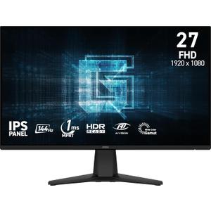 msi G275L E14 27-inch 1920 x 1080 (FHD) Gaming Monitor, 144Hz, AMD Adaptive Sync, HDR Ready, HDMI, VGA Port, VESA, Tilt, 1ms, Black