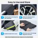 REEVAA Upgraded Car Windshield Cover for Ice & Snow [All-Weather Protection] Magnetic Fit Weatherproof Frost Cover, Car Winter Accessories, Fit for SUVs, Trucks, Cars - Medium