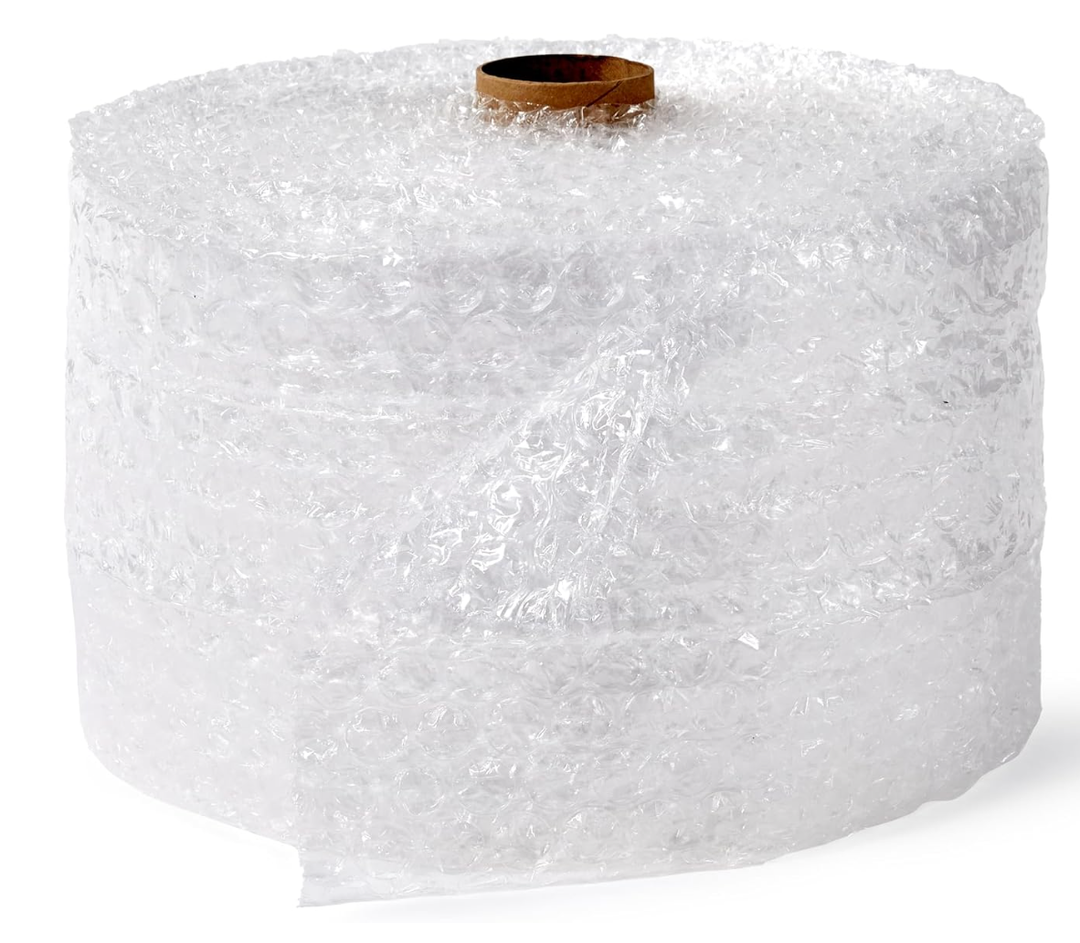 Bubble Cushioning Wrap for Moving, Packing, Shipping and Storage, Heavy Duty Protection for Fragile Items, 12-inch x 100-foot Long Roll, Large 5/16", Clear