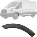 Front Left Driver Side Door Fender Flare Molding Trim, Wheel Arch Panel Cover for 2015-2019 Transit 150 250 350 2.0L 3.5L Cargo Van, Durable Wheel Fender Trim Molding Replace BK3Z-61278L01-AA