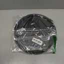 New Star Foodservice 24913 Non-Slip Tray, Plastic, Rubber Lined, Round, 11-inch, Black