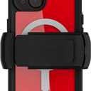 Ghostek Nautical Waterproof Apple iPhone 15 Case with Holster Belt Clip - Screen & Camera Protector, MagSafe Compatible, Rugged Heavy Duty (6.1 Inch, Clear)