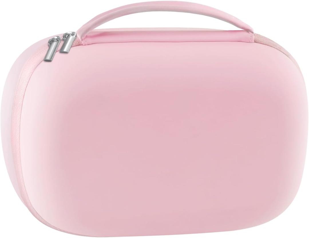 Gowing Wearable Breast Pumps Carrying Case, Hard Shell Case with Removable Tray, Watertight Breast Pump Storage Bag Compatible with Most of Wearable Breast Pumps, Holds 2 Pumps, Pink