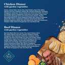Blue Buffalo Homestyle Recipe Adult Wet Dog Food, Made with Natural Ingredients, Chicken and Beef Dinner Variety Pack, 12.5-oz Cans (6 Count, 3 of each) (EXP 02/22/28)