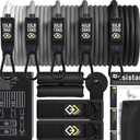 Resistance Bands Set - Premium Exercise Bands with Handles - Resistance Tubes for Men and Women - Professional Home Gym Fitness Equipment for Full Body Workout and Strength Training