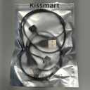 Kissmart Charger for Amazfit Band 5, Xiaomi Mi Band 7/6/5, Replacement USB Magnetic Charging Cable Cord Accessories [2Pack - 1.6ft/50cm]