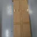 BON AUGURE Sofa Console Table, Wood Entryway Table, Grey Behind Couch Tables with Open Storage, Modern Narrow Hallway Tables (Greige Oak, 47 Inches)